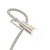Multifunkcyjny kabel All-in-one Hoco U138 USB-C / Lightning do USB-C z lampką LED – szary (1,2 m)