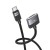Magnetyczny kabel szybkoładujący USB-C do MagSafe 3 Hoco U141 140W – czarny (1,8 m)