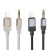 Wytrzymały kabel audio AUX Mini Jack 3,5 mm do Lightning Hoco UPA32A – czarny (1 m)