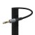 Wytrzymały kabel audio AUX Mini Jack 3,5 mm do Lightning Hoco UPA33A – czarny (1,5 m)