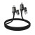 Multifunkcyjny kabel 4w1 Hoco U151 240W (USB-A/C – USB-C/Lightning) – czarny (1,2 m)