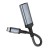 Adapter konwertujący USB-C do HDMI (żeński) Hoco UA43A 4K 30Hz – stalowy szary (0,2 m)