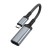 Adapter konwertujący USB-C do HDMI (żeński) Hoco UA43A 4K 30Hz – stalowy szary (0,2 m)