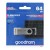 Pendrive GOODRAM UTS3 64GB USB 3.2 Czarno-Srebrny Obrotowy