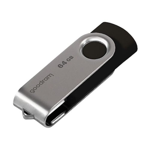 Pendrive GOODRAM UTS3 64GB USB 3.2 Czarno-Srebrny Obrotowy