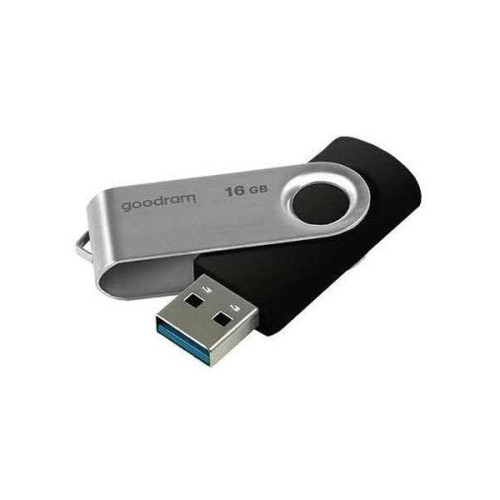 Pendrive GOODRAM UTS3 16GB USB 3.2 Czarno-Srebrny Obrotowy