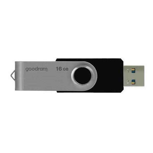 Pendrive GOODRAM UTS3 16GB USB 3.2 Czarno-Srebrny Obrotowy