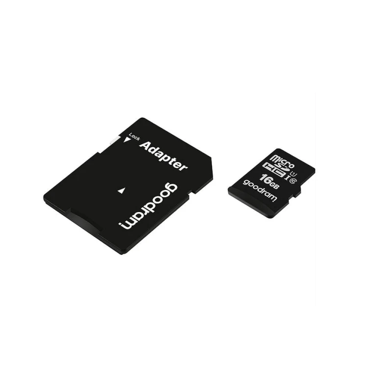 Karta pamięci GOODRAM microSD 16GB 100MB/s Class 10 UHS-I + Adapter