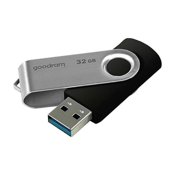 Pendrive GOODRAM UTS3 32GB USB 3.2 Czarno-Srebrny Obrotowy