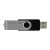 Pendrive GOODRAM UTS3 32GB USB 3.2 Czarno-Srebrny Obrotowy
