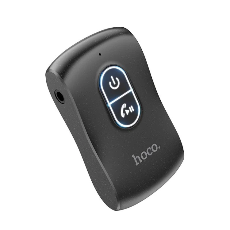 Odbiornik Audio Bluetooth 5.0 Hoco E73 Pro – Jack 3,5 mm + Czytnik kart TF – czarny