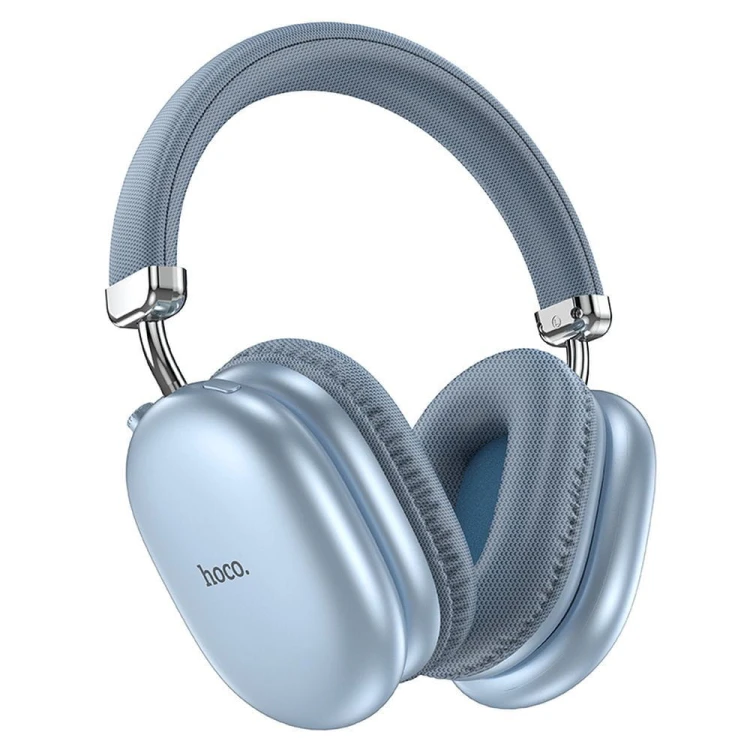 Bezprzewodowe słuchawki nauszne Bluetooth Hoco W35 Max – Deep Blue – 90h pracy