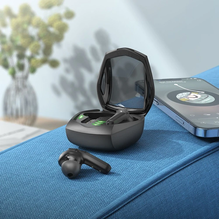 Słuchawki bezprzewodowe TWS Hoco EW28 Gaming Mode – Bluetooth 5.3 – czarne