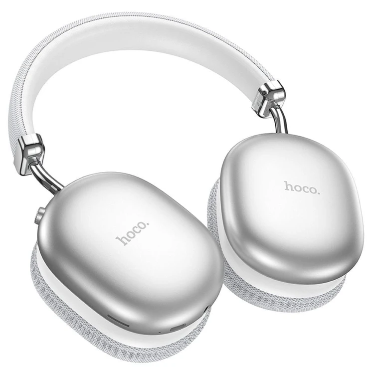 Bezprzewodowe słuchawki nauszne Bluetooth Hoco W35 Max – srebrne