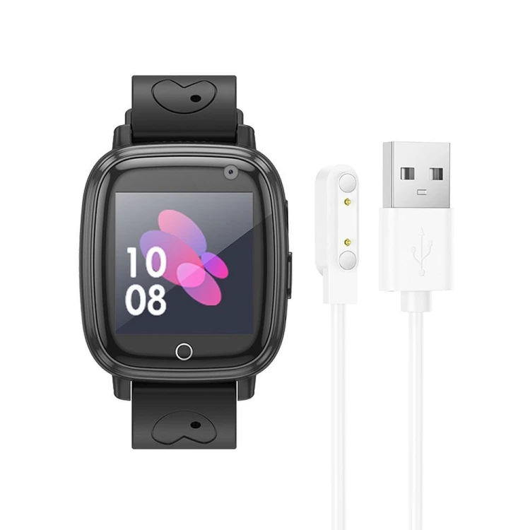 Smartwatch dla dzieci Hoco Y100 Funkcja Rozmowy Karta SIM Czarny