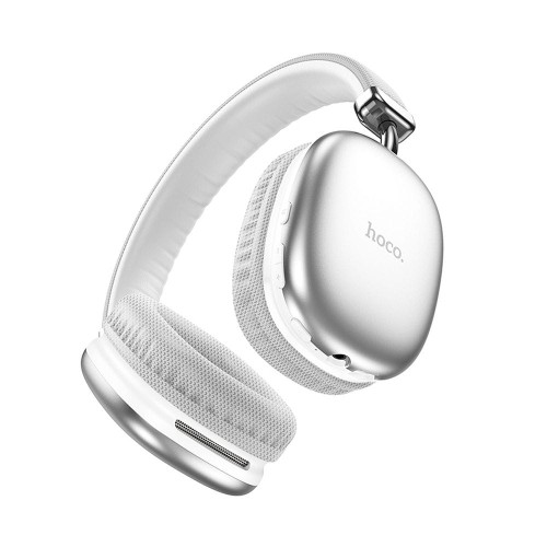 Bezprzewodowe słuchawki nauszne Bluetooth Hoco W35 – Metallic Silver – 40h pracy