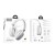 Bezprzewodowe słuchawki nauszne Bluetooth Hoco W35 – Metallic Silver – 40h pracy