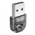 Miniaturowy adapter USB-A Bluetooth 5.1 Hoco UA28 – Transparentny Czarny