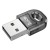 Miniaturowy adapter USB-A Bluetooth 5.1 Hoco UA28 – Transparentny Czarny