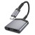 Adapter audio 2w1 USB-C do Jack 3,5 mm + USB-C Hoco LS39 – szybkie ładowanie 27W – szary