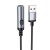 Elektroniczny adapter USB-A z funkcją zapalniczki bezpłomieniowej Hoco UA30 – 30 cm – czarny