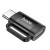 Dwukierunkowy adapter OTG USB-C do Lightning Hoco UA31E – czarny – 3A