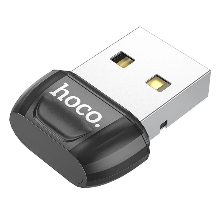 Miniaturowy adapter USB-A Bluetooth 5.0 Hoco UA18 – czarny