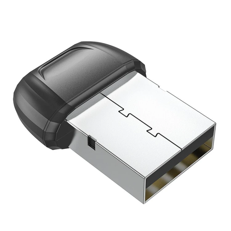 Miniaturowy adapter USB-A Bluetooth 5.0 Hoco UA18 – czarny