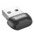Miniaturowy adapter USB-A Bluetooth 5.0 Hoco UA18 – czarny