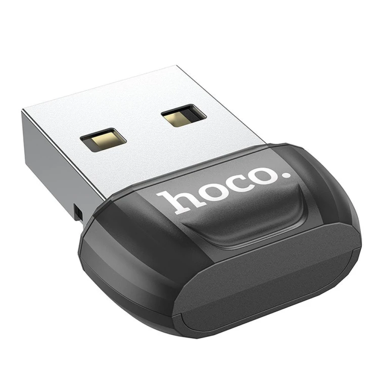 Miniaturowy adapter USB-A Bluetooth 5.0 Hoco UA18 – czarny