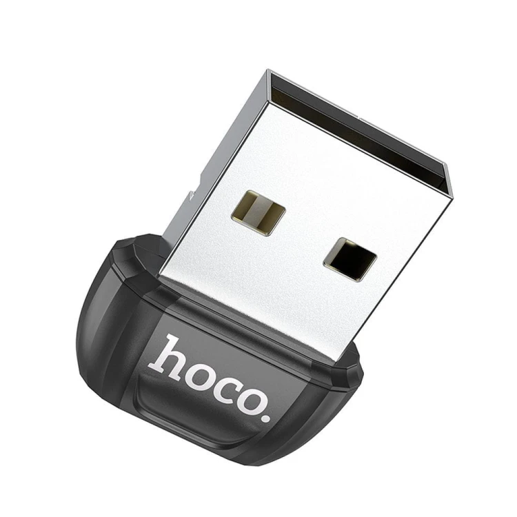 Miniaturowy adapter USB-A Bluetooth 5.0 Hoco UA18 – czarny
