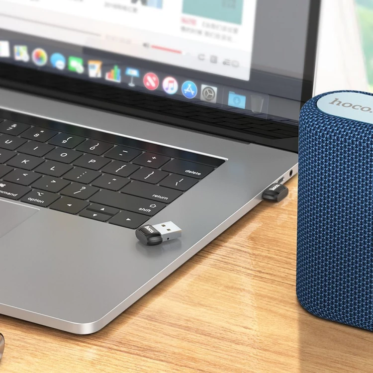 Miniaturowy adapter USB-A Bluetooth 5.0 Hoco UA18 – czarny