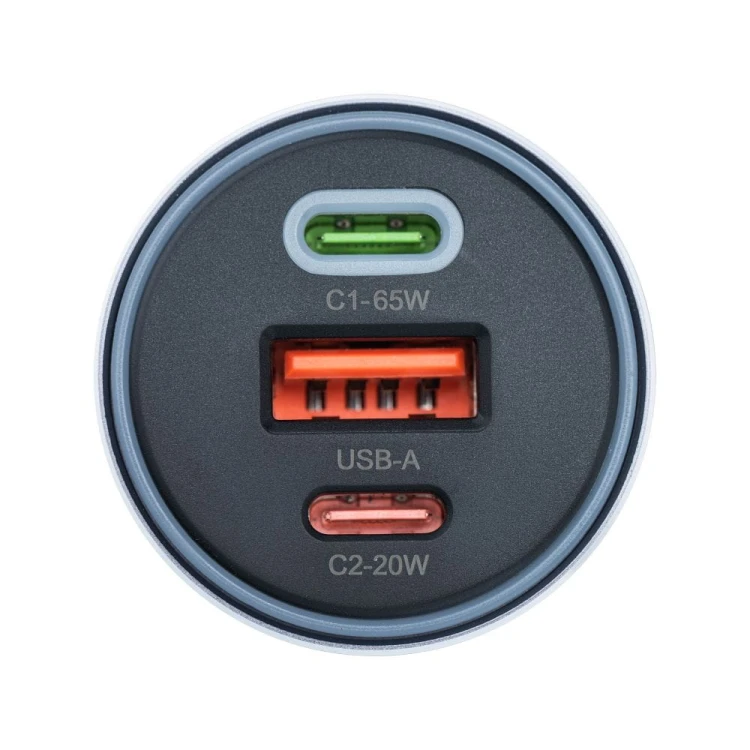 Potężna ładowarka samochodowa Forcell F-Energy Alu 85W – 2xUSB-C + USB-A – Super Fast Charging 2.0