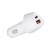 Szybka ładowarka samochodowa Forcell F-Energy Carbon 38W – USB-C PD + USB QC 3.0 – Biała