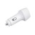 Szybka ładowarka samochodowa Forcell F-Energy Carbon 38W – USB-C PD + USB QC 3.0 – Biała