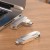 Pendrive 128GB USB 3.0 + USB-C Hoco UD10 Srebrny Dual Drive 2w1