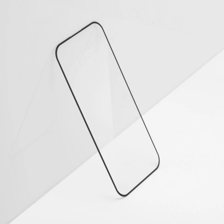 Szkło hartowane Forcell Ultra Clear Glass z czarną ramką do iPhone XR / 11