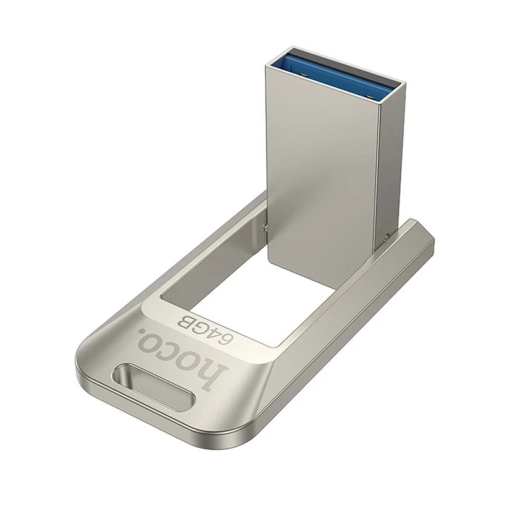 Pendrive 64GB USB 3.0 Hoco UD16 Szybki Odczyt 150MB/s Perłowy Nikiel