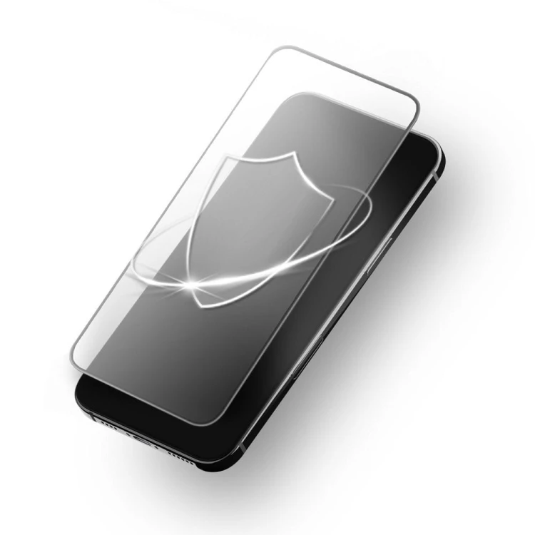 Szkło hartowane Forcell Ultra Clear Glass z czarną ramką do iPhone 12 / 12 Pro