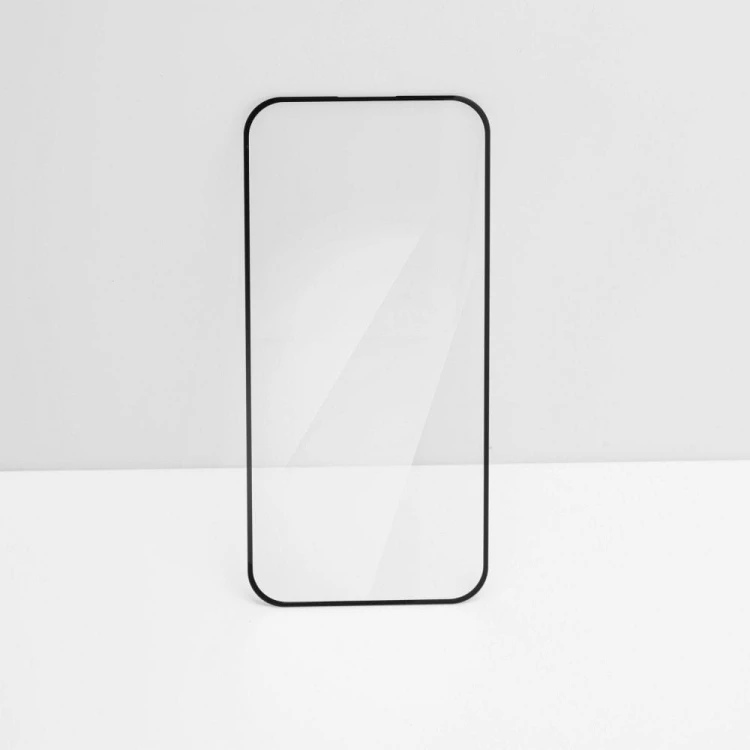 Szkło hartowane Forcell Ultra Clear Glass z czarną ramką do iPhone 16
