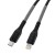 Kabel USB-C do Lightning Forcell F-Energy Carbon 27W PD – 1 m – Czarny