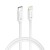 Certyfikowany kabel Forcell F-Energy MFi USB-C do Lightning 30W PD – 1 m – Biały