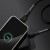 Wytrzymały kabel USB-A do Lightning Forcell F-Energy Carbon 12W – 1 m – Czarny