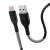 Wytrzymały kabel USB-A do Lightning Forcell F-Energy Carbon 12W – 1 m – Czarny