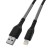 Wytrzymały kabel USB-A do Lightning Forcell F-Energy Carbon 12W – 1 m – Czarny
