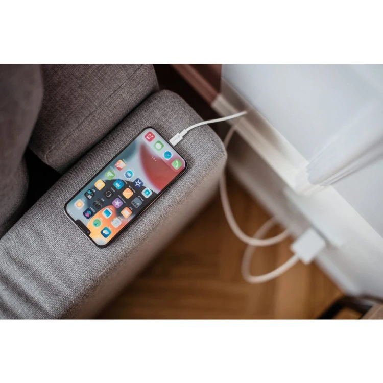 Certyfikowany kabel Forcell F-Energy MFi USB-A do Lightning 12W – 1 m – Biały