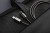Pancerny kabel USB-C do Lightning Forcell F-Energy Metal 27W PD – 1 m – Srebrny