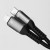 Wzmocniony kabel USB-C do Lightning Forcell F-Energy Cafule 27W PD – 1,2 m – Czarny