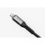 Wzmocniony kabel USB-A do Lightning Forcell F-Energy Cafule 12W – 1,2 m – Czarny