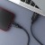 Inteligentny kabel USB-A do Lightning Forcell F-Energy Digital 12W z wyświetlaczem LCD – 1,2 m – Czarny